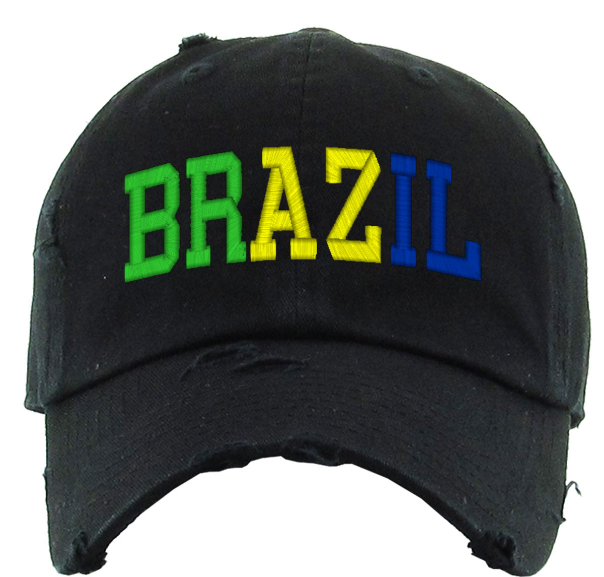 Brazil Vintage Baseball Cap