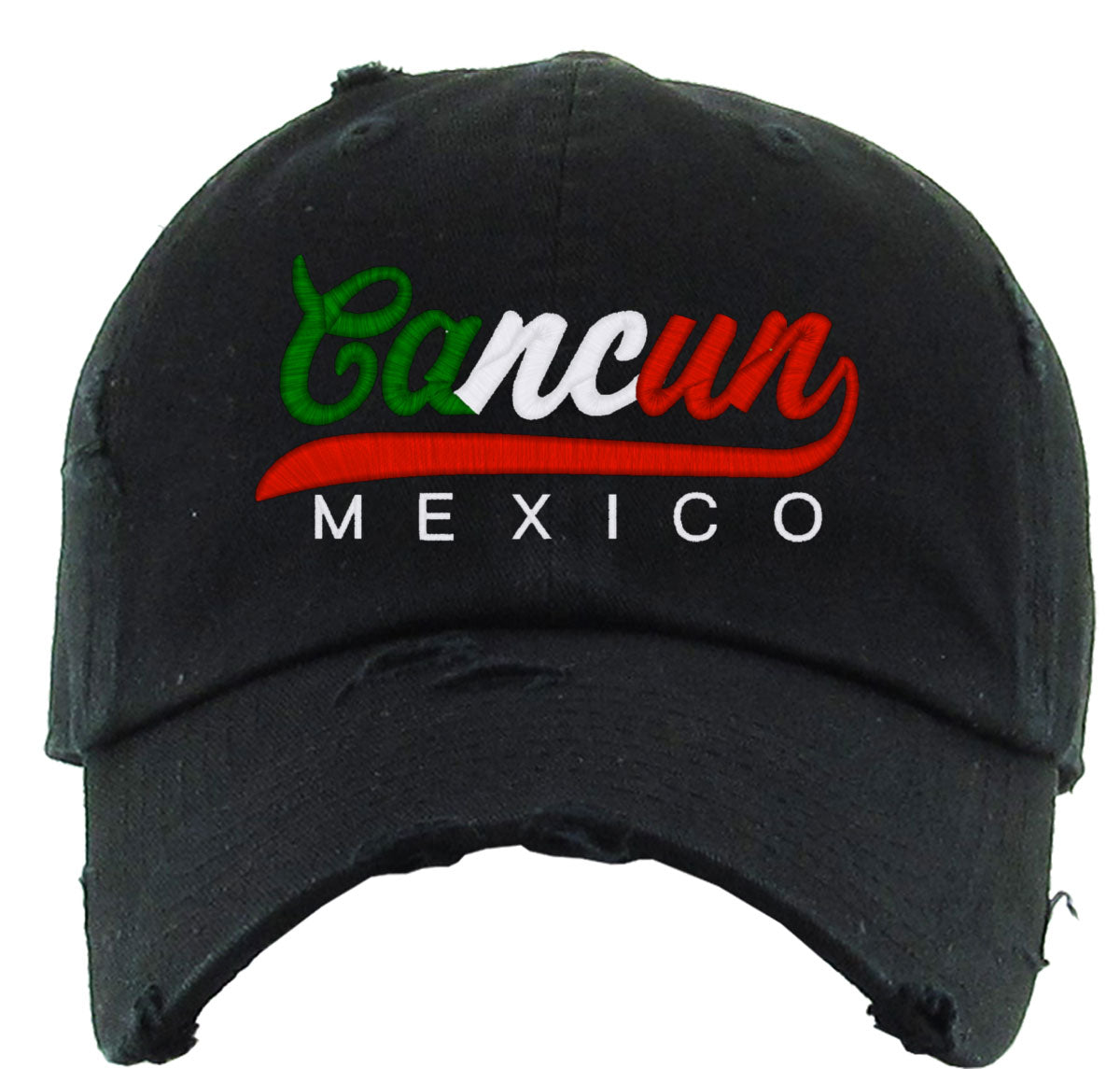 Cancun Mexico Vintage Baseball Cap