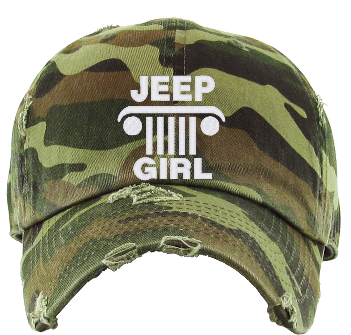 Jeep Girl Vintage Baseball Cap