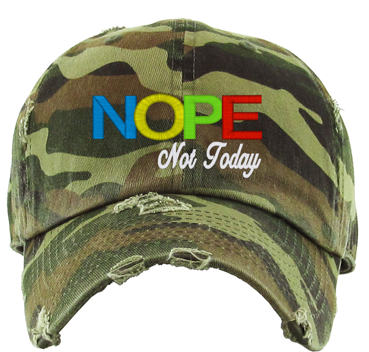 Nope, Not Today Vintage Baseball Cap