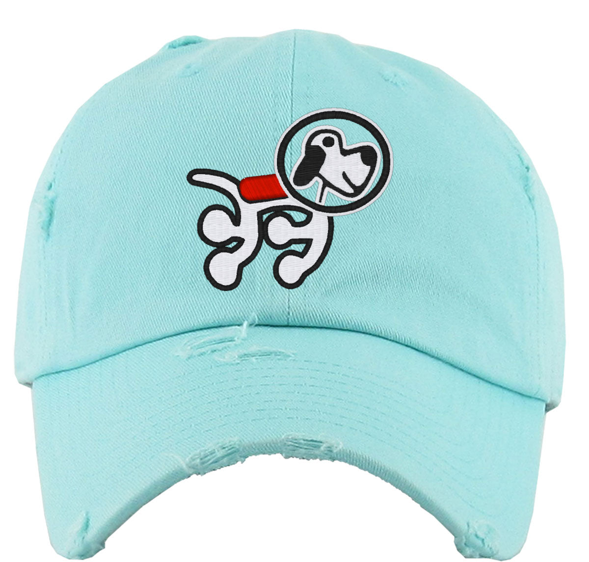 Astronaut Dog Vintage Baseball Cap