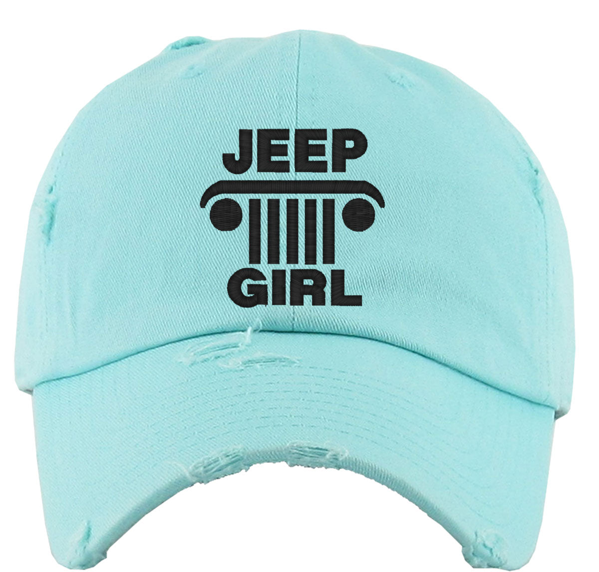 Jeep Girl Vintage Baseball Cap