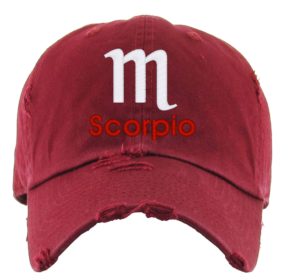 Scorpio Zodiac Sign Horoscope Astrology Vintage Baseball Cap