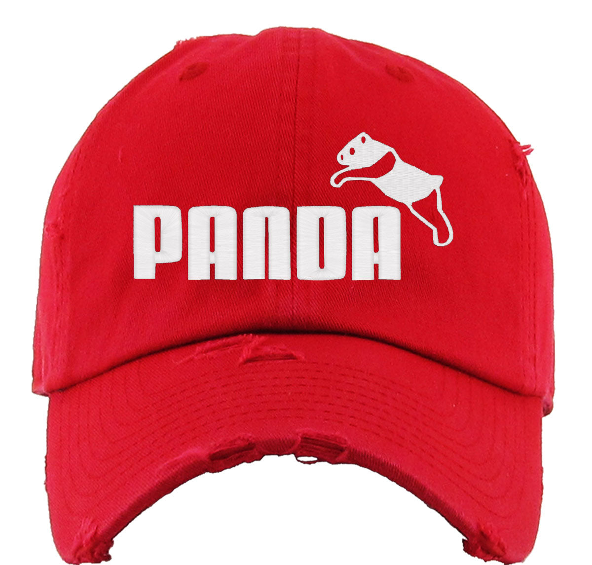 Panda Puma Funny Logo Vintage Baseball Cap