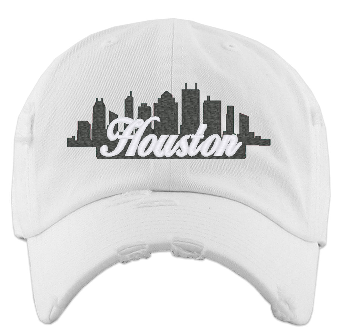 Houston Skyline Vintage Baseball Cap