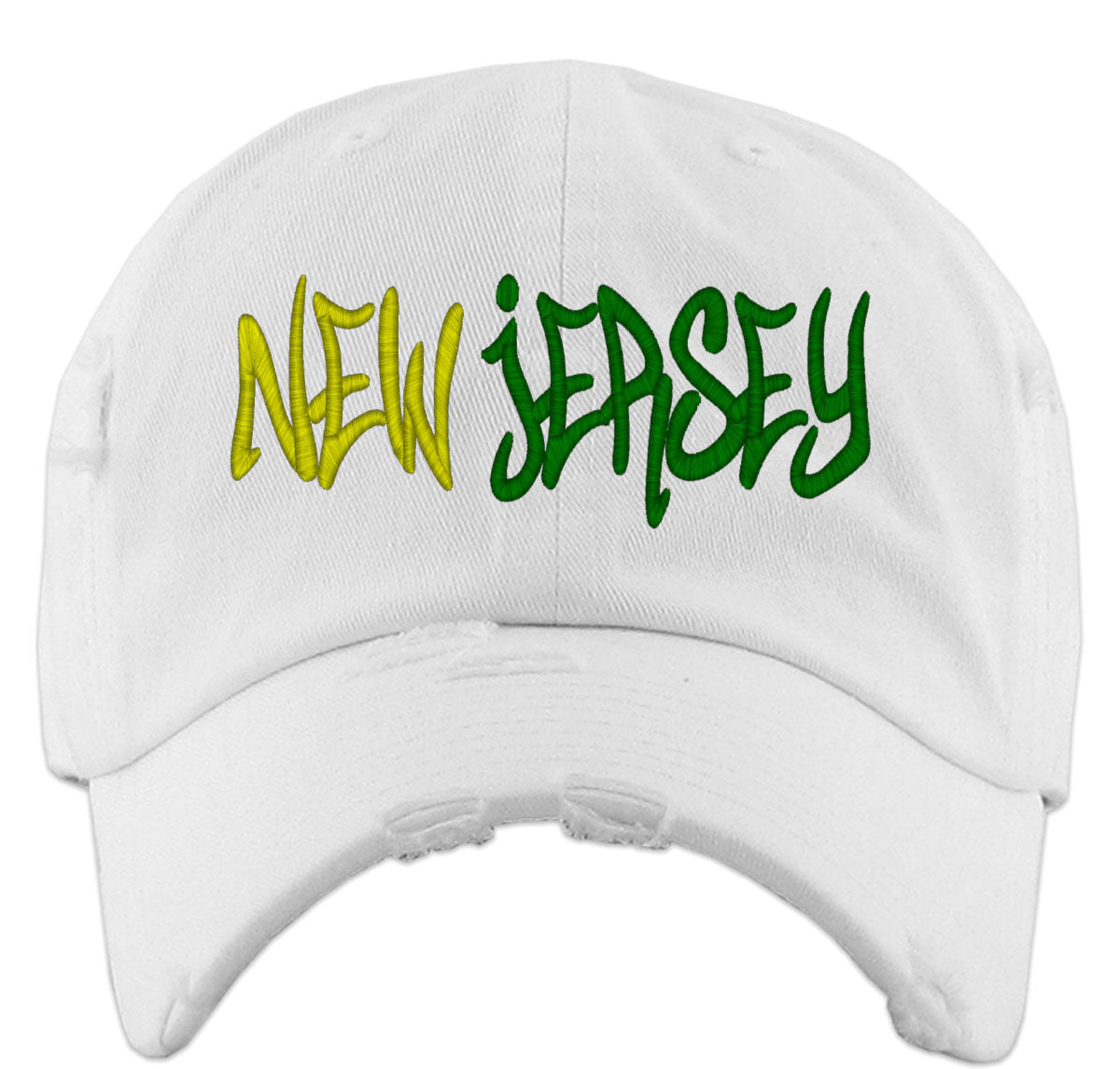 New Jersey Graffiti Vintage Baseball Cap