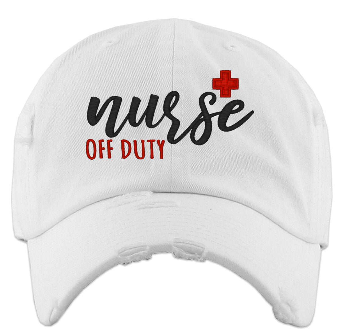 Nurse Off Duty Vintage Baseball Cap