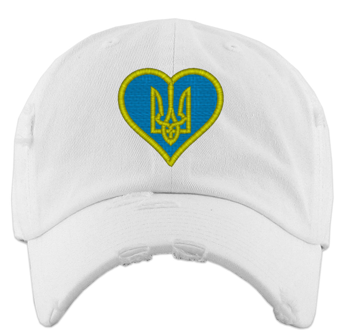 Ukrainian Heart Vintage Baseball Cap