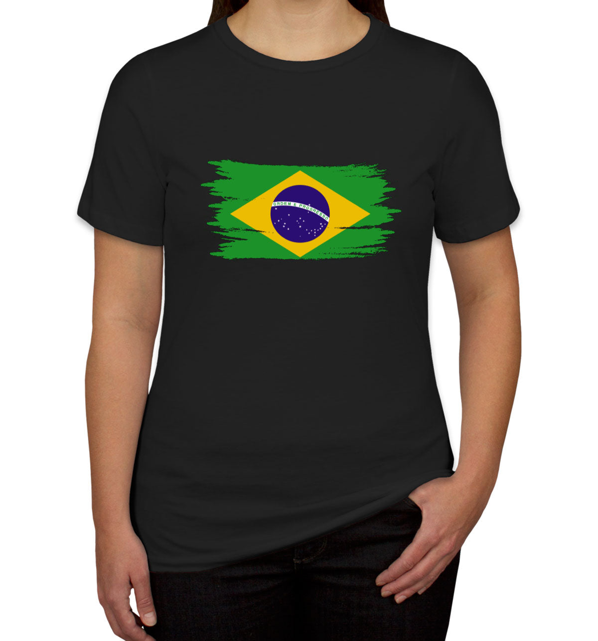 Brazil Flag Women's T-shirt