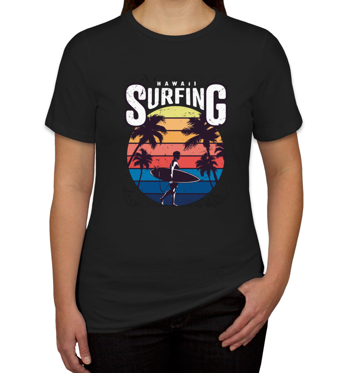 Hawaii Surfing Women's T-shirt