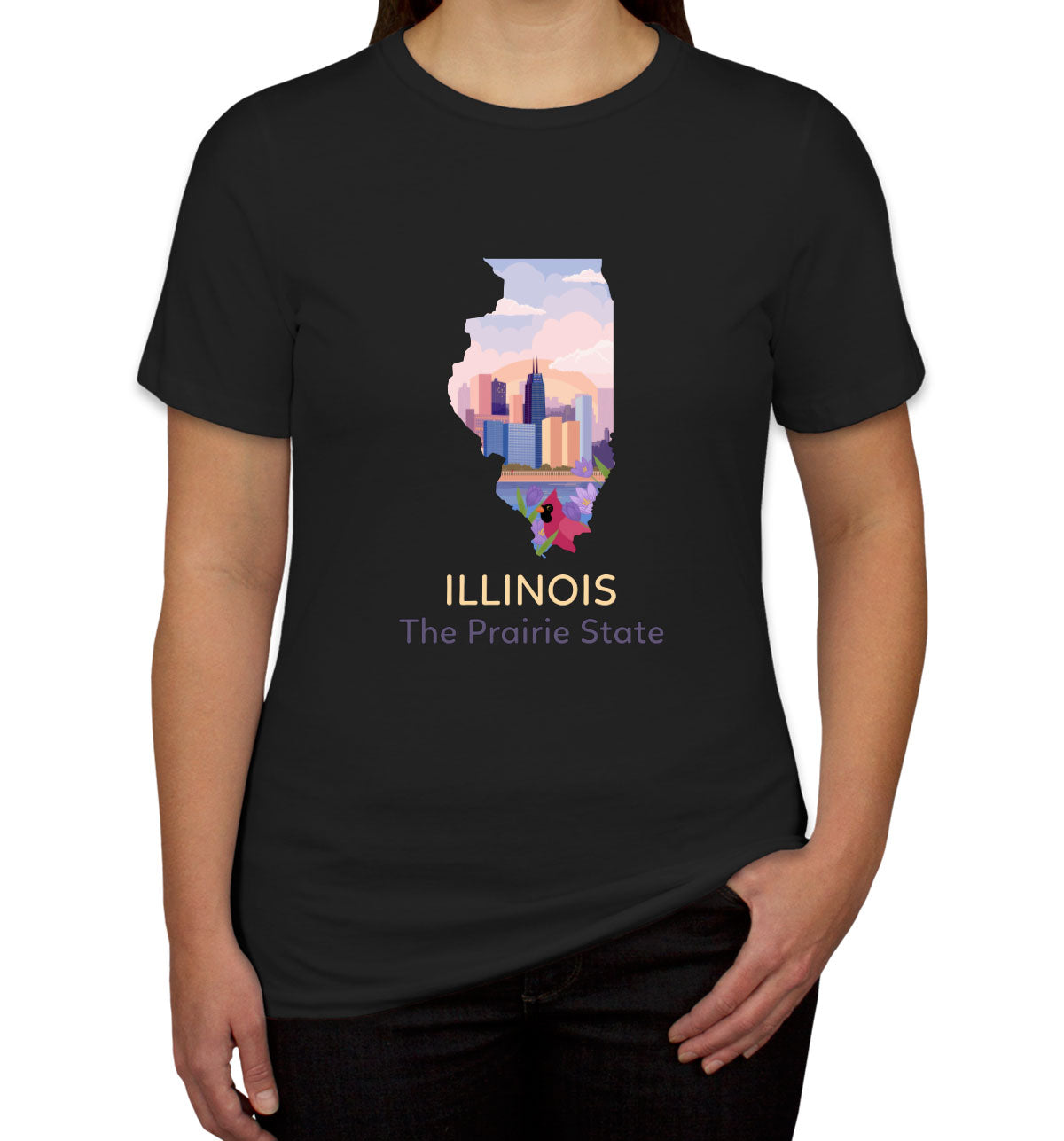 Illinois The Prairie State Women's T-shirt