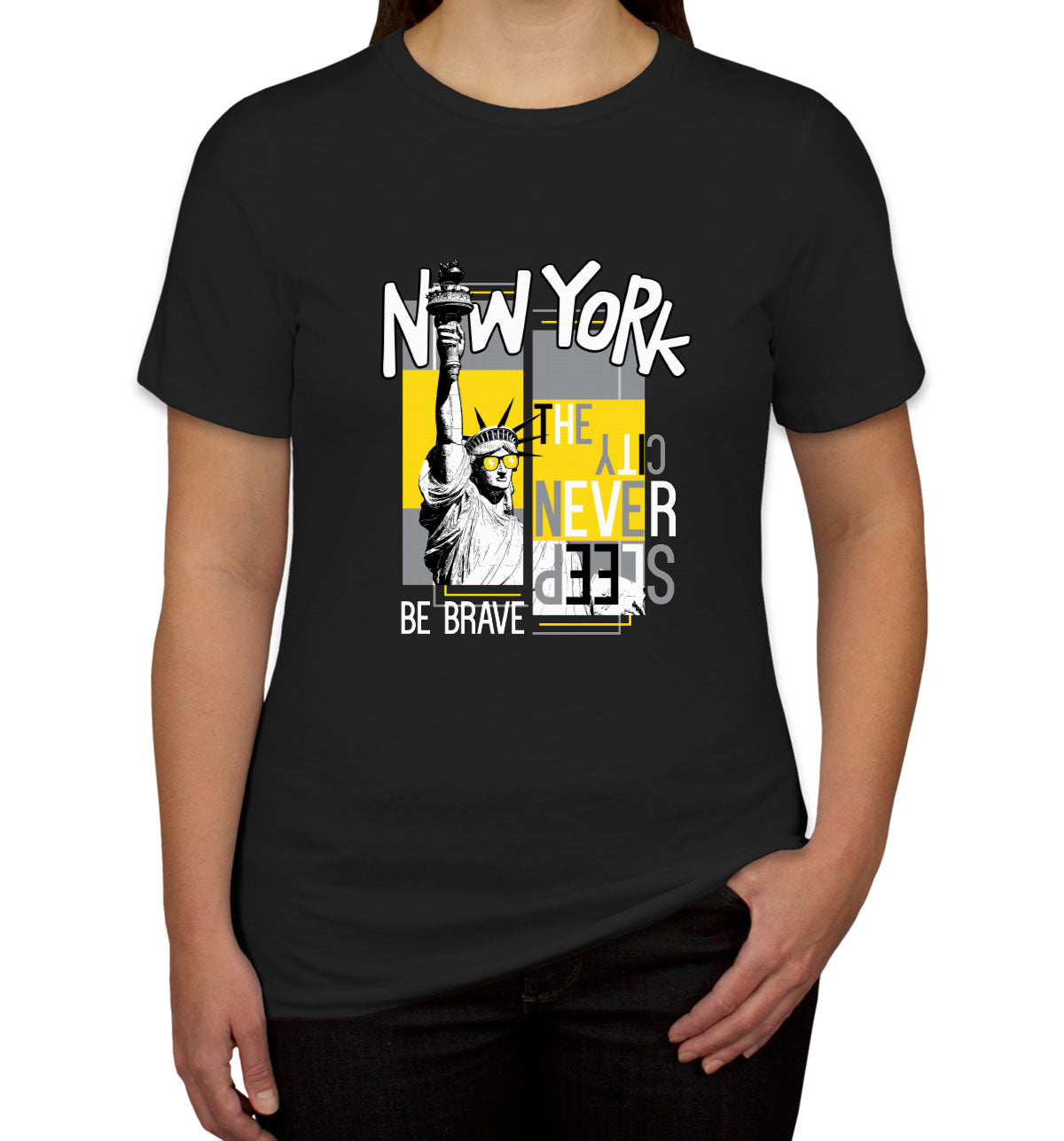 New York The City Never Sleep Women's T-shirt