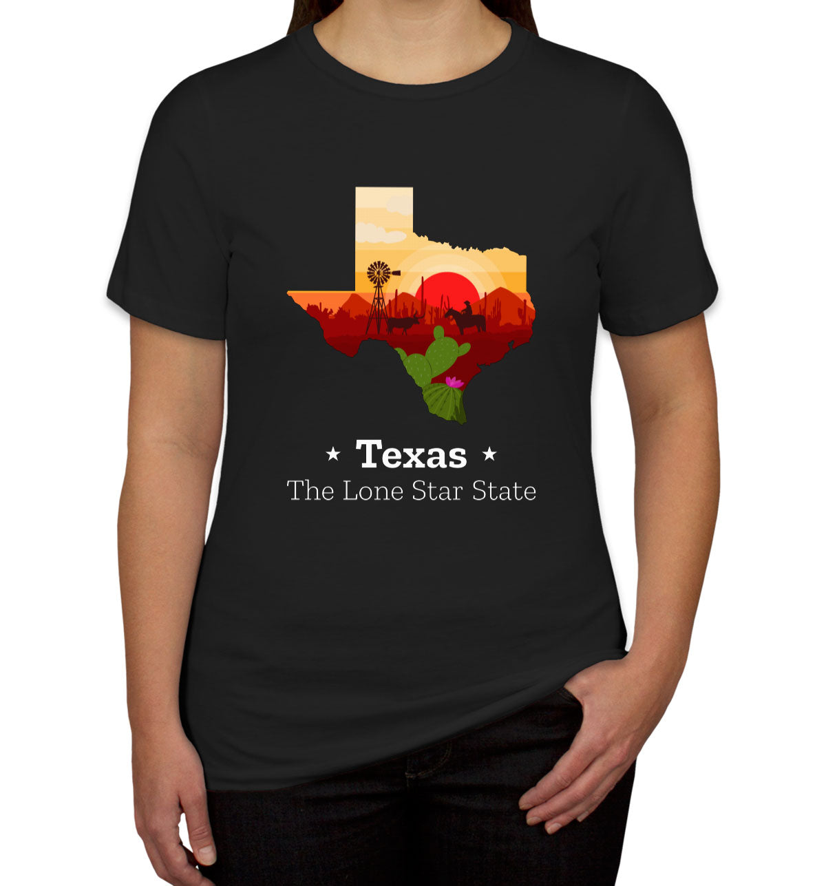 Texas The Lone Star State Women's T-shirt