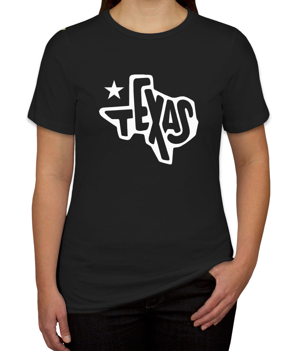 Texas Map Women's T-shirt