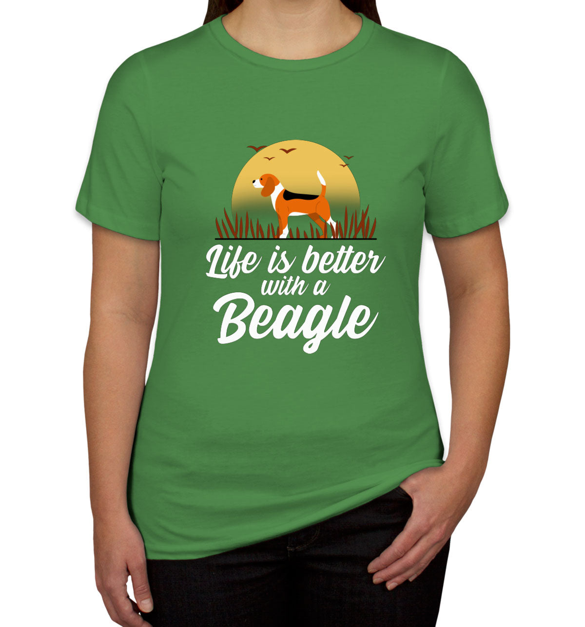 Life Is Better With A Beagle Women's T-shirt