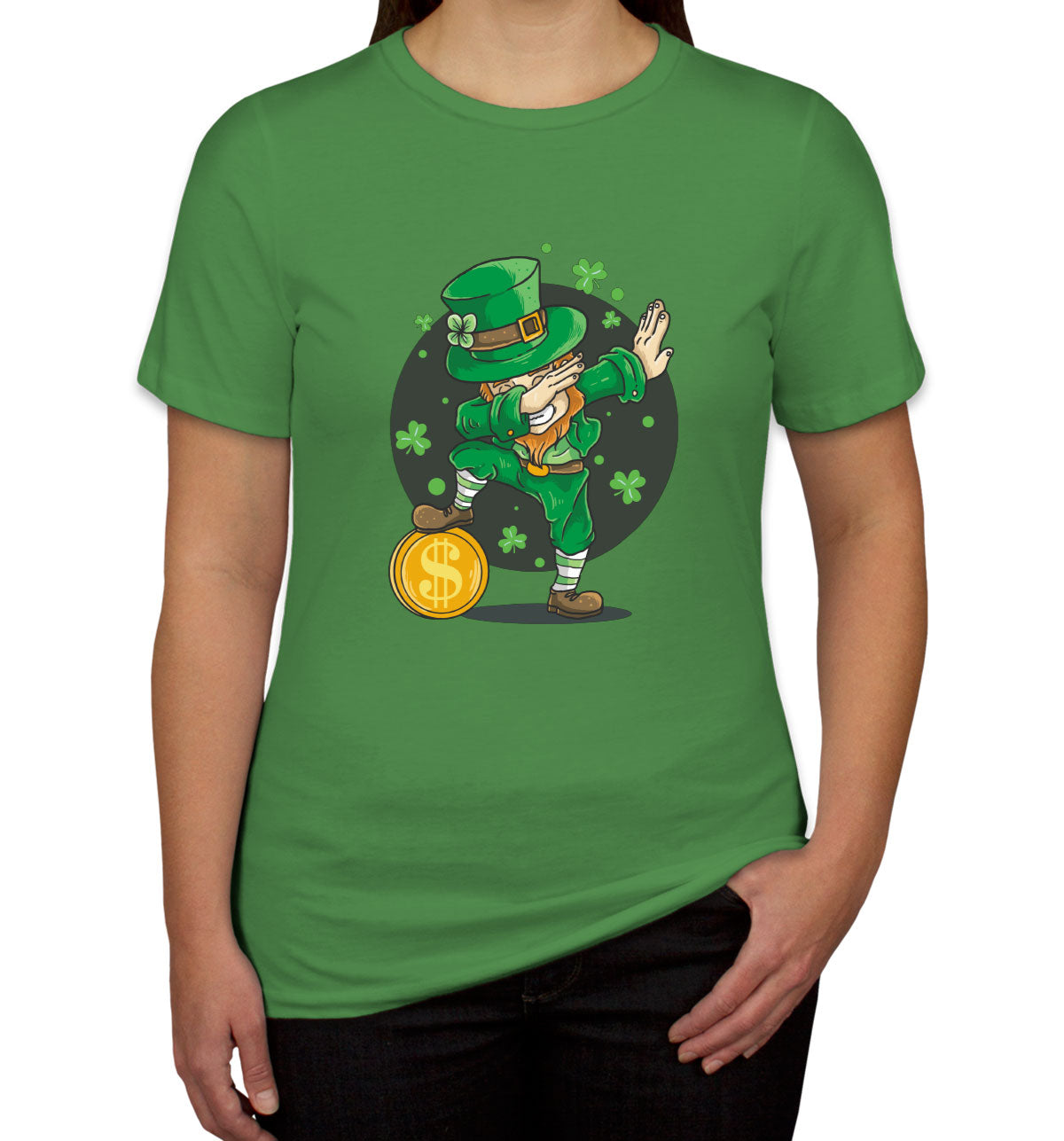 Dabbing Leprechaun St. Patrick's Day Women's T-shirt