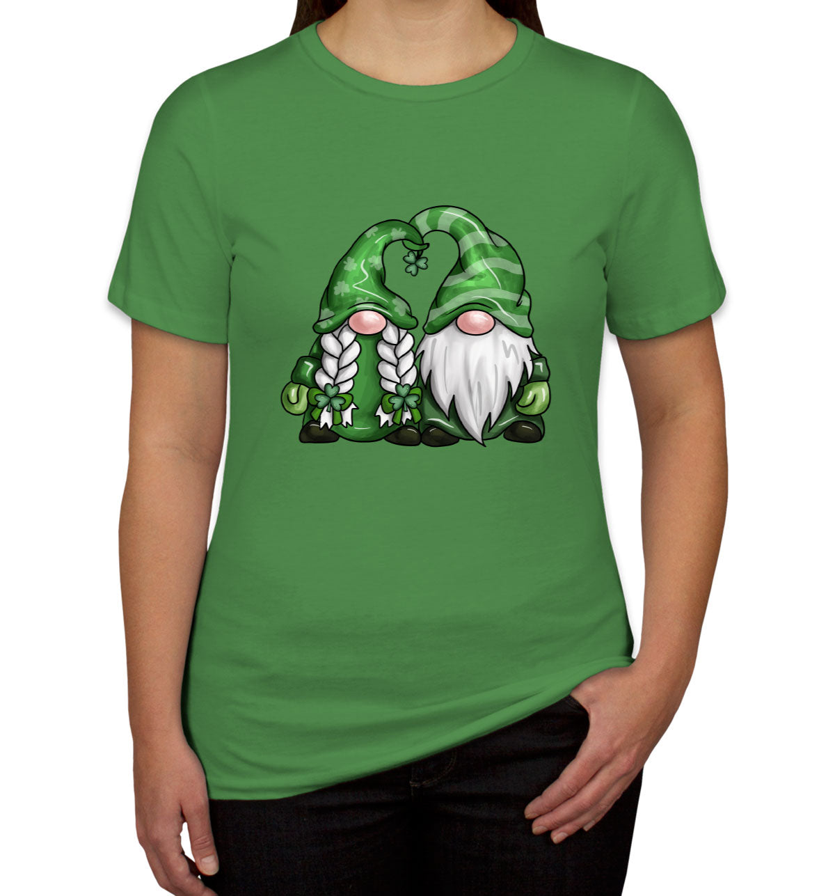 Green Gnome St. Patrick's Day Women's T-shirt