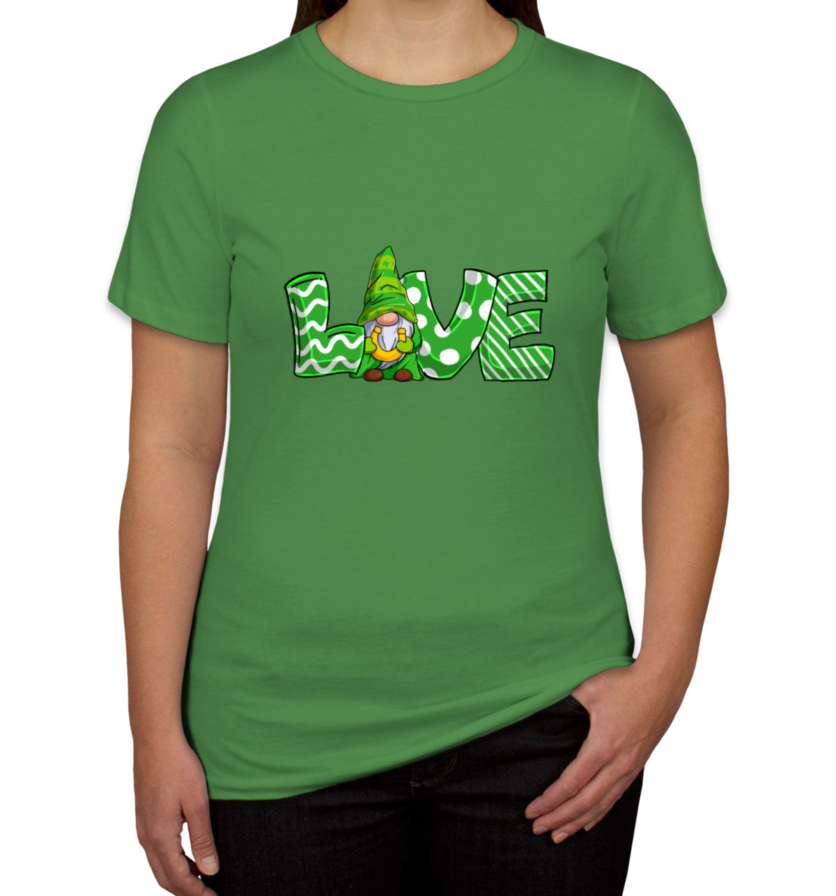 Love Gnome St. Patrick's Day Women's T-shirt