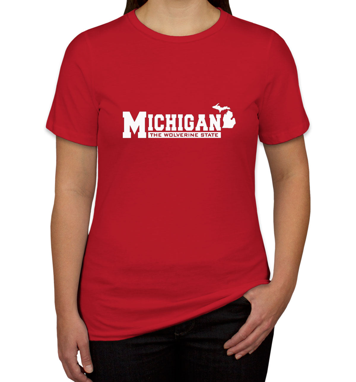 Michigan The Wolverine State Women's T-shirt