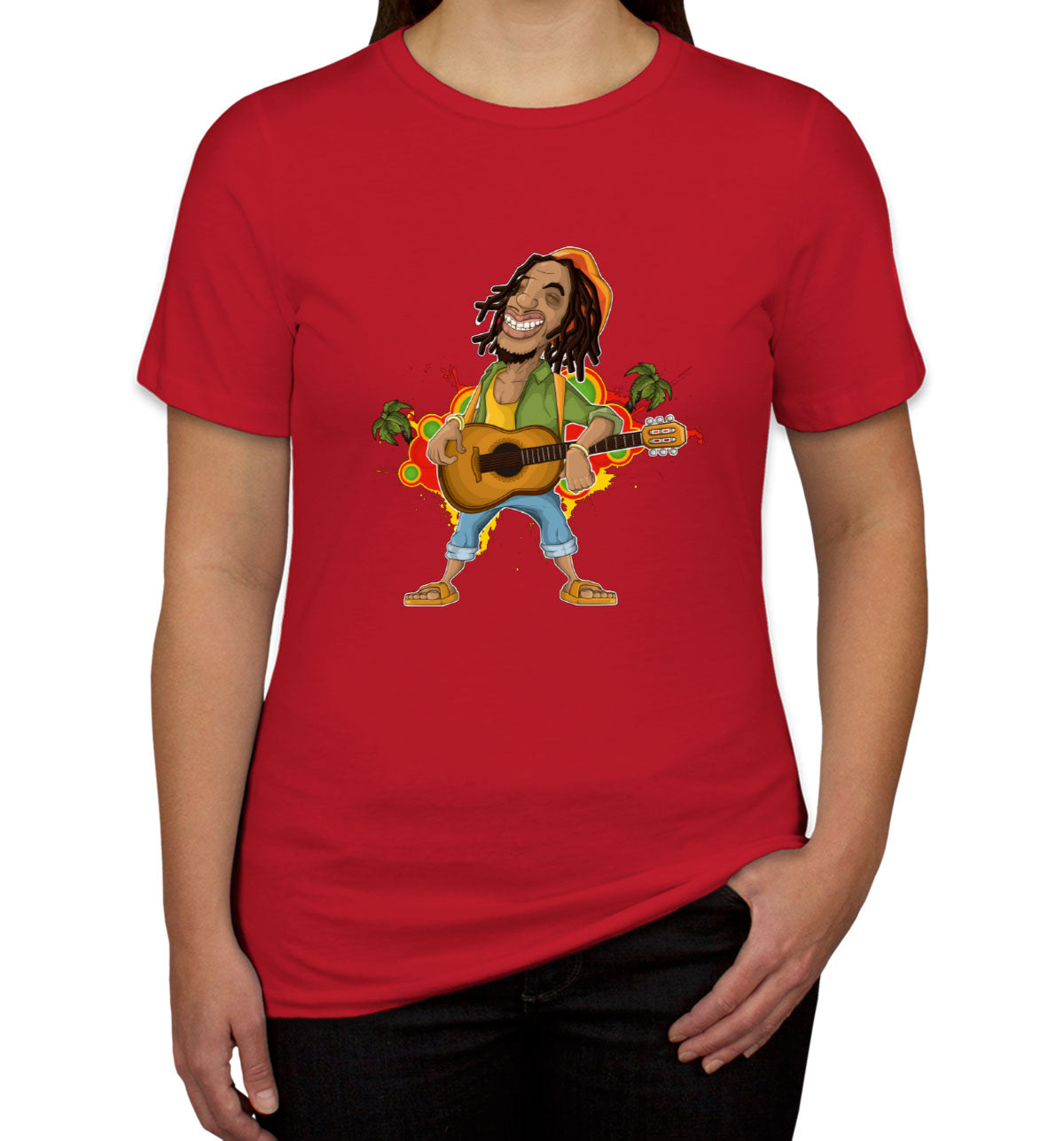 Rasta Reggae Rastafarian Women's T-shirt