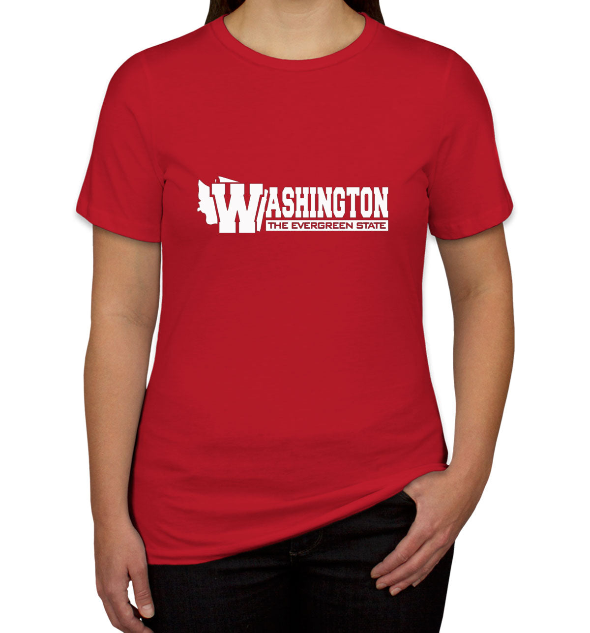 Washington The Evergreen State Women's T-shirt