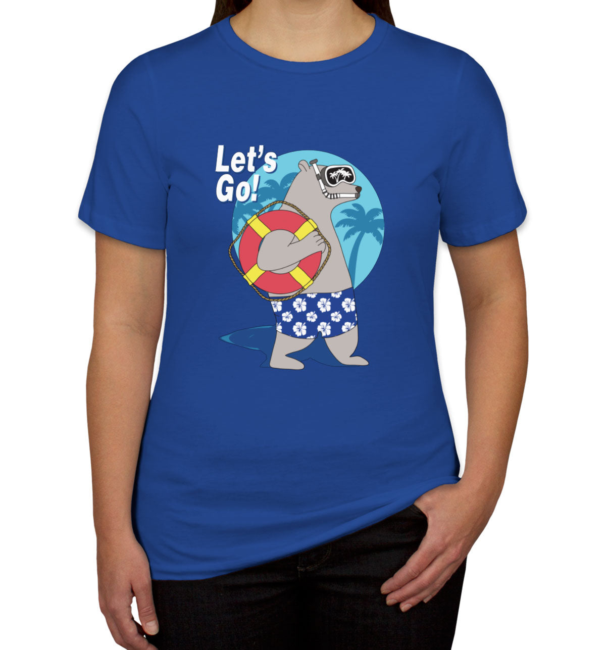 Bear On Vacation Women's T-shirt