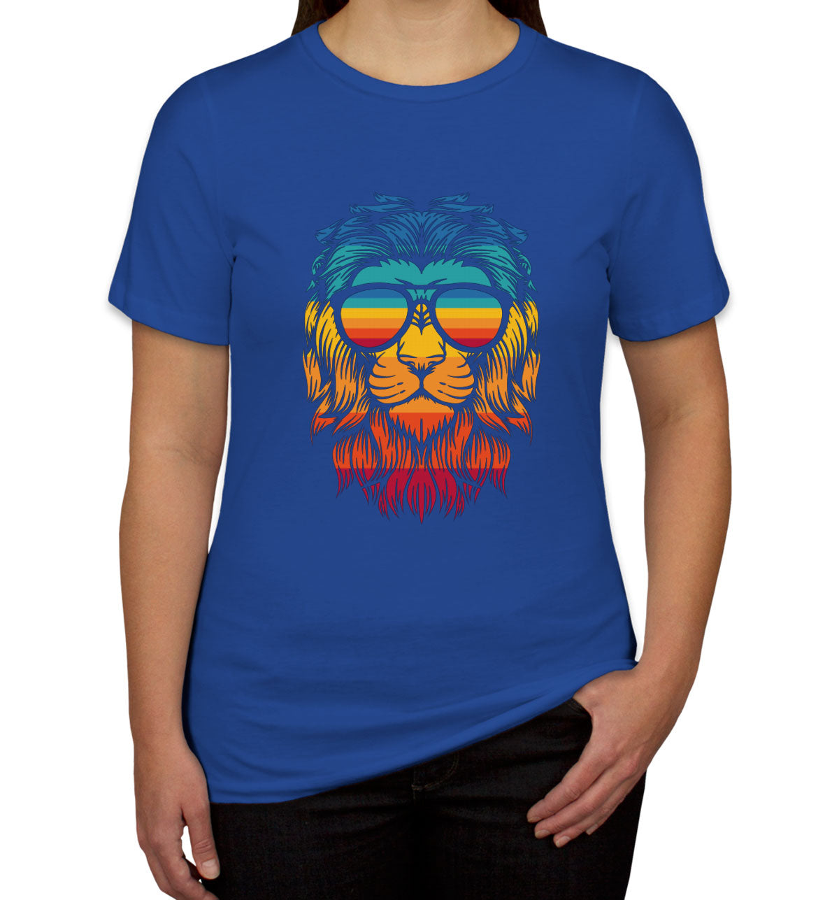 Retro Lion Head Women's T-shirt