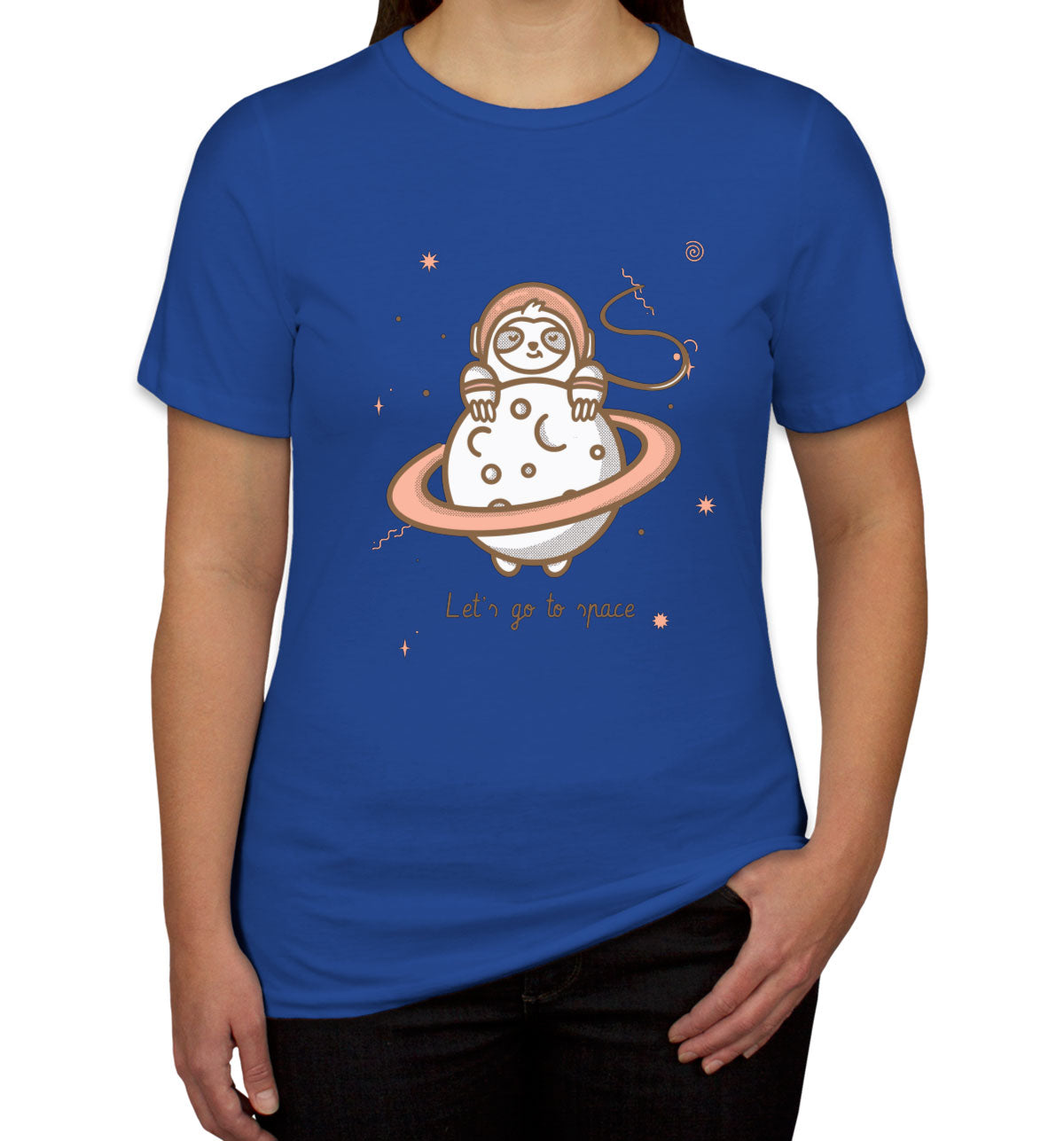 A Sloth In Space Women's T-shirt