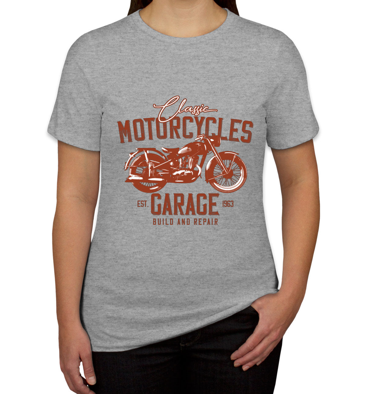 Classic Motorcycles Garage Women's T-shirt