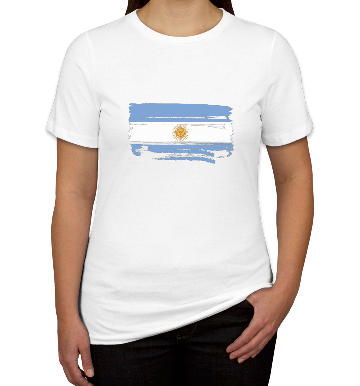 Argentina Flag Women's T-shirt