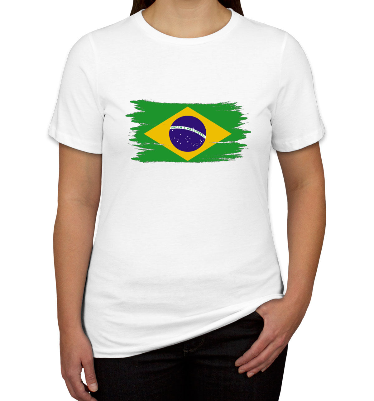 Brazil Flag Women's T-shirt