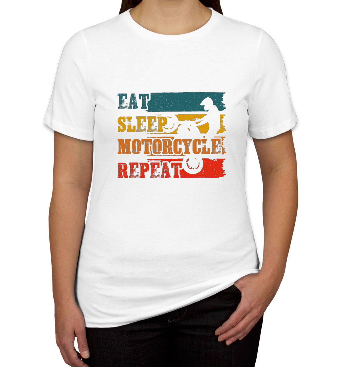 Eat Sleep Motorcycle Repeat Women's T-shirt