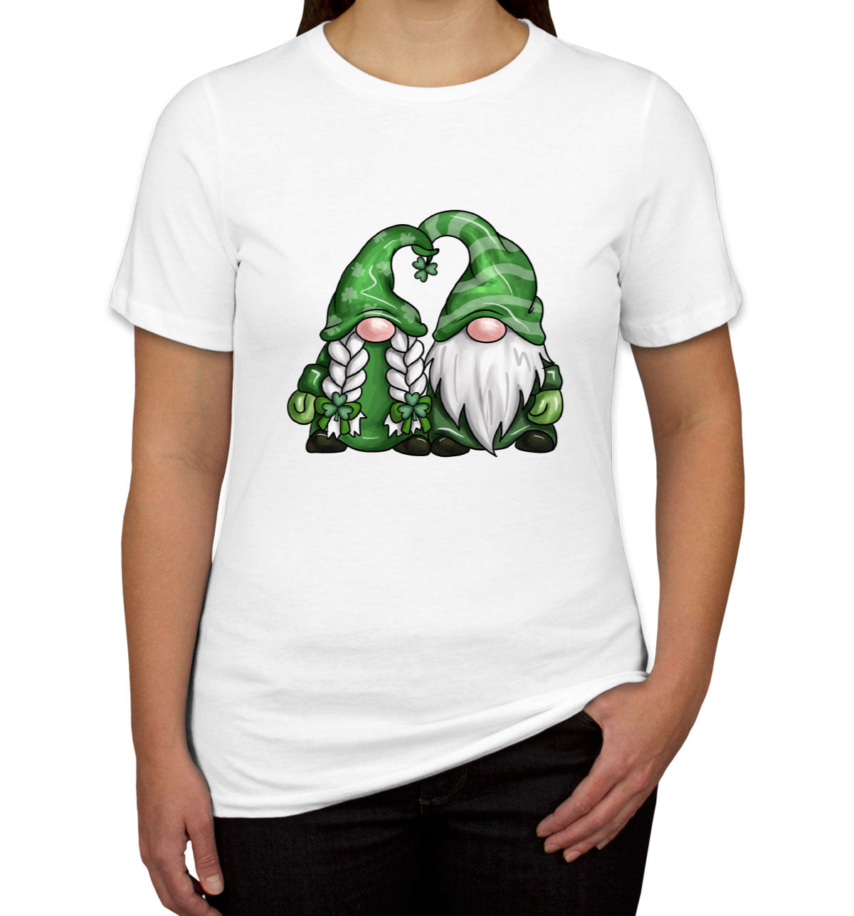 Green Gnome St. Patrick's Day Women's T-shirt