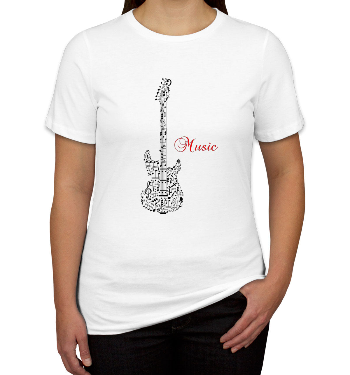 Music Guitar Women's T-shirt