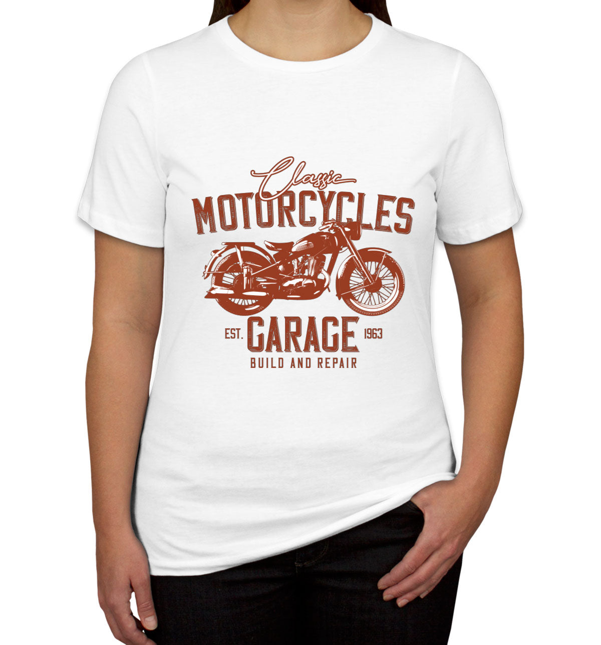 Classic Motorcycles Garage Women's T-shirt