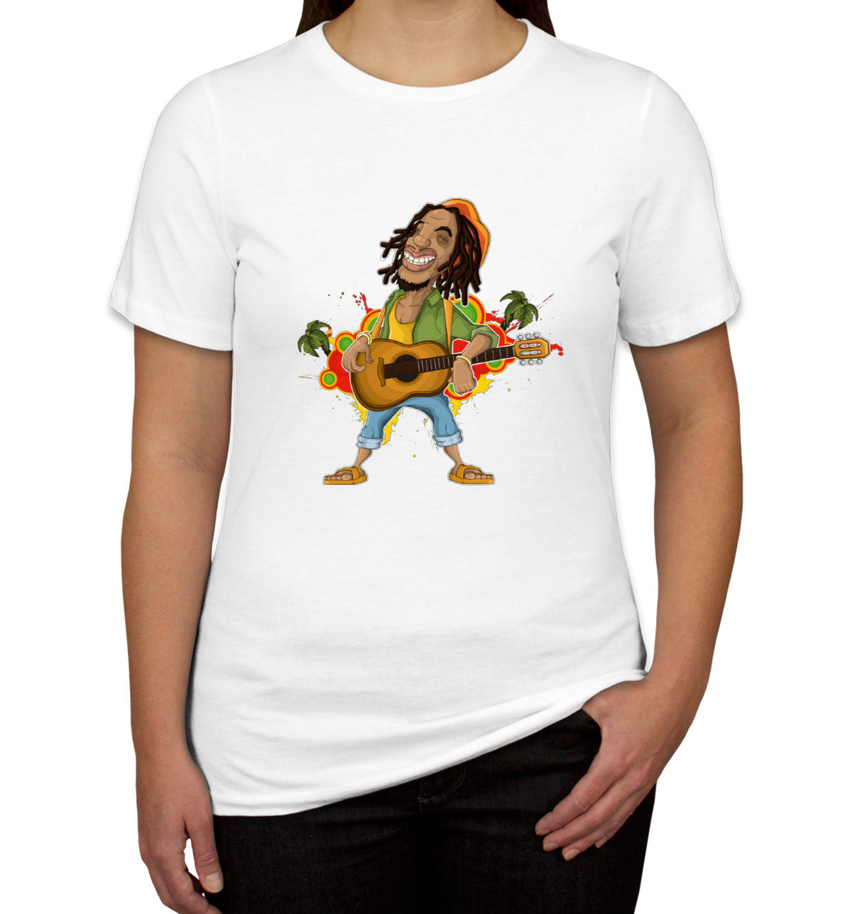 Rasta Reggae Rastafarian Women's T-shirt