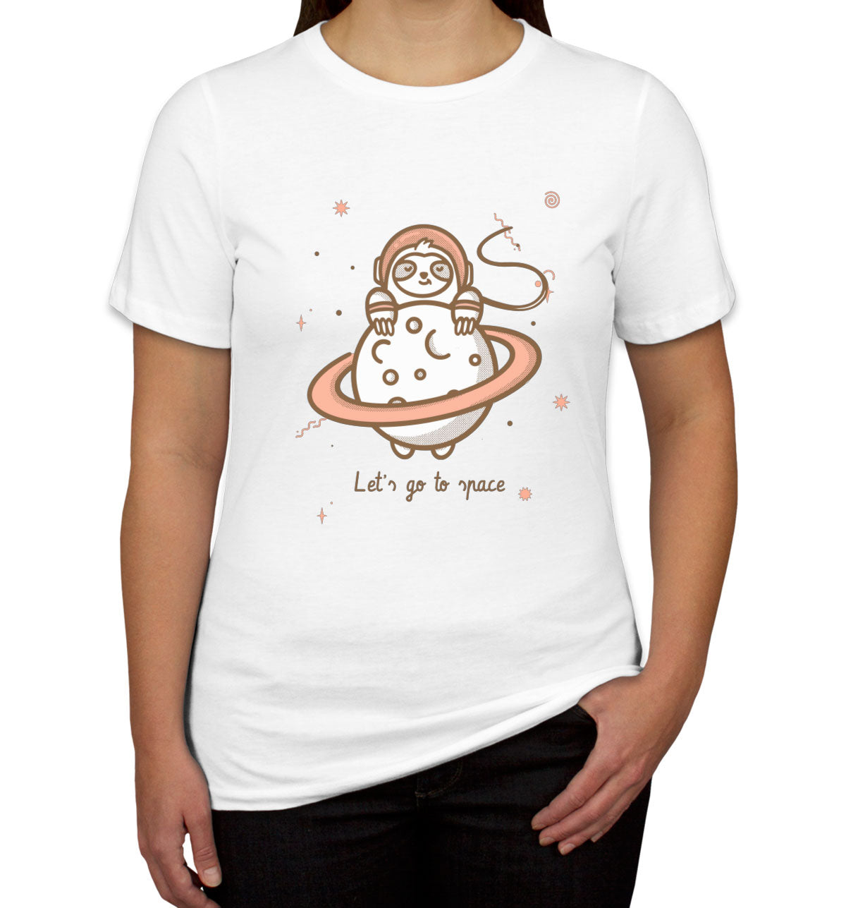 A Sloth In Space Women's T-shirt