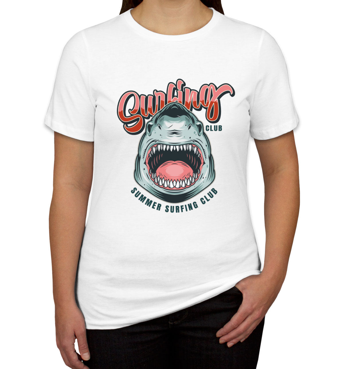 Surfing Club Shark Women's T-shirt