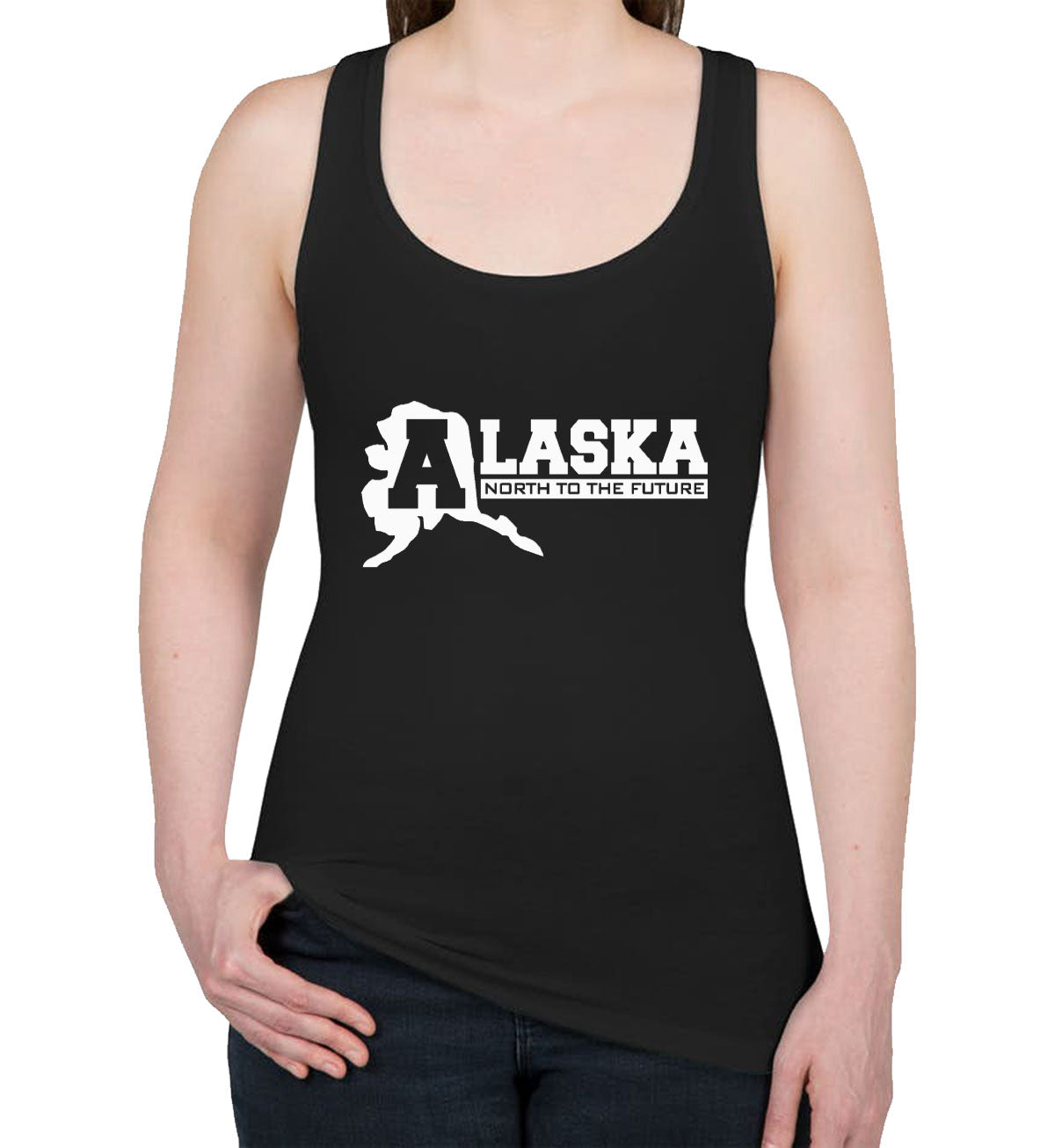 Alaska North To The Future Women's Racerback Tank Top