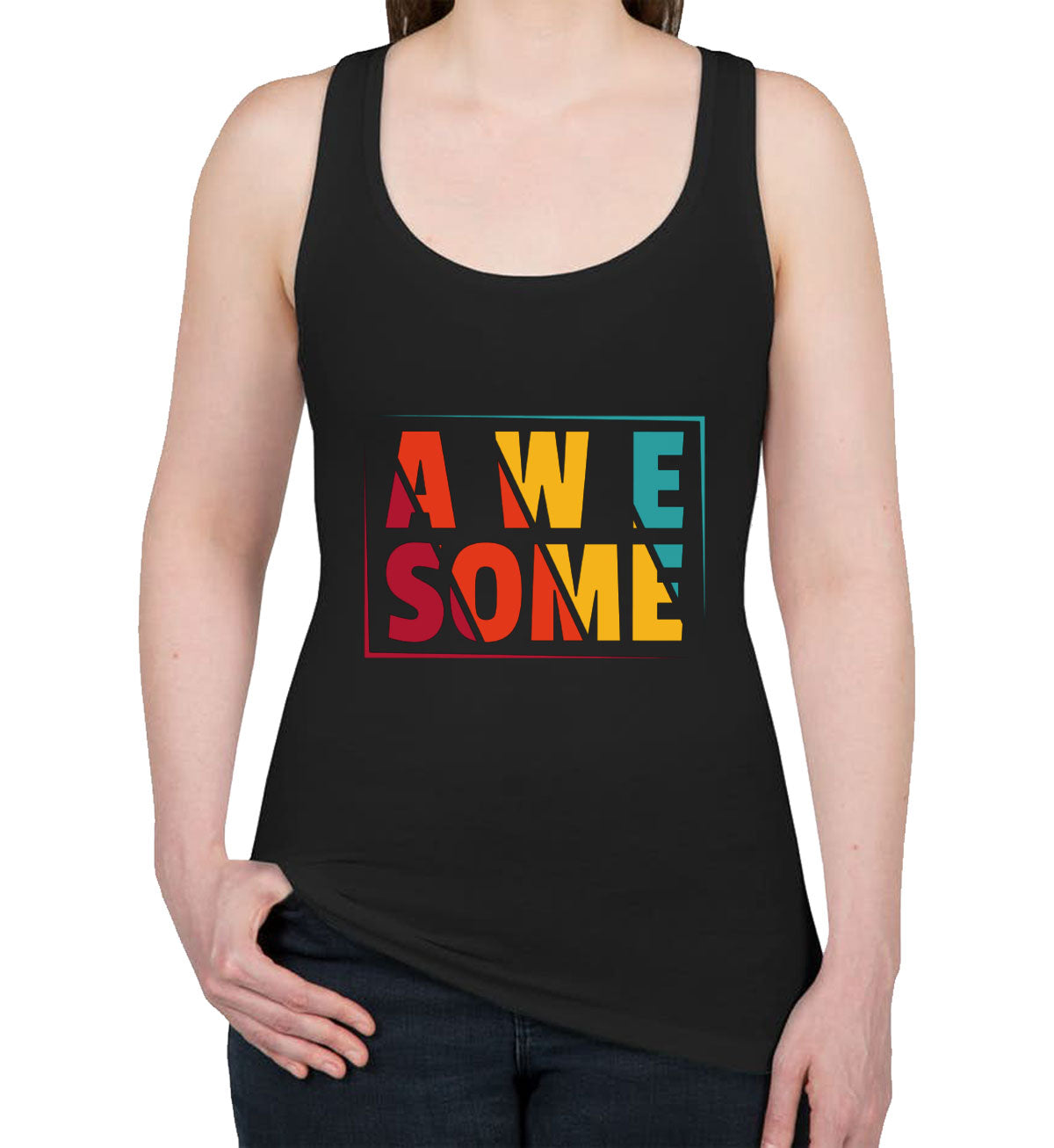 Awesome Women's Racerback Tank Top