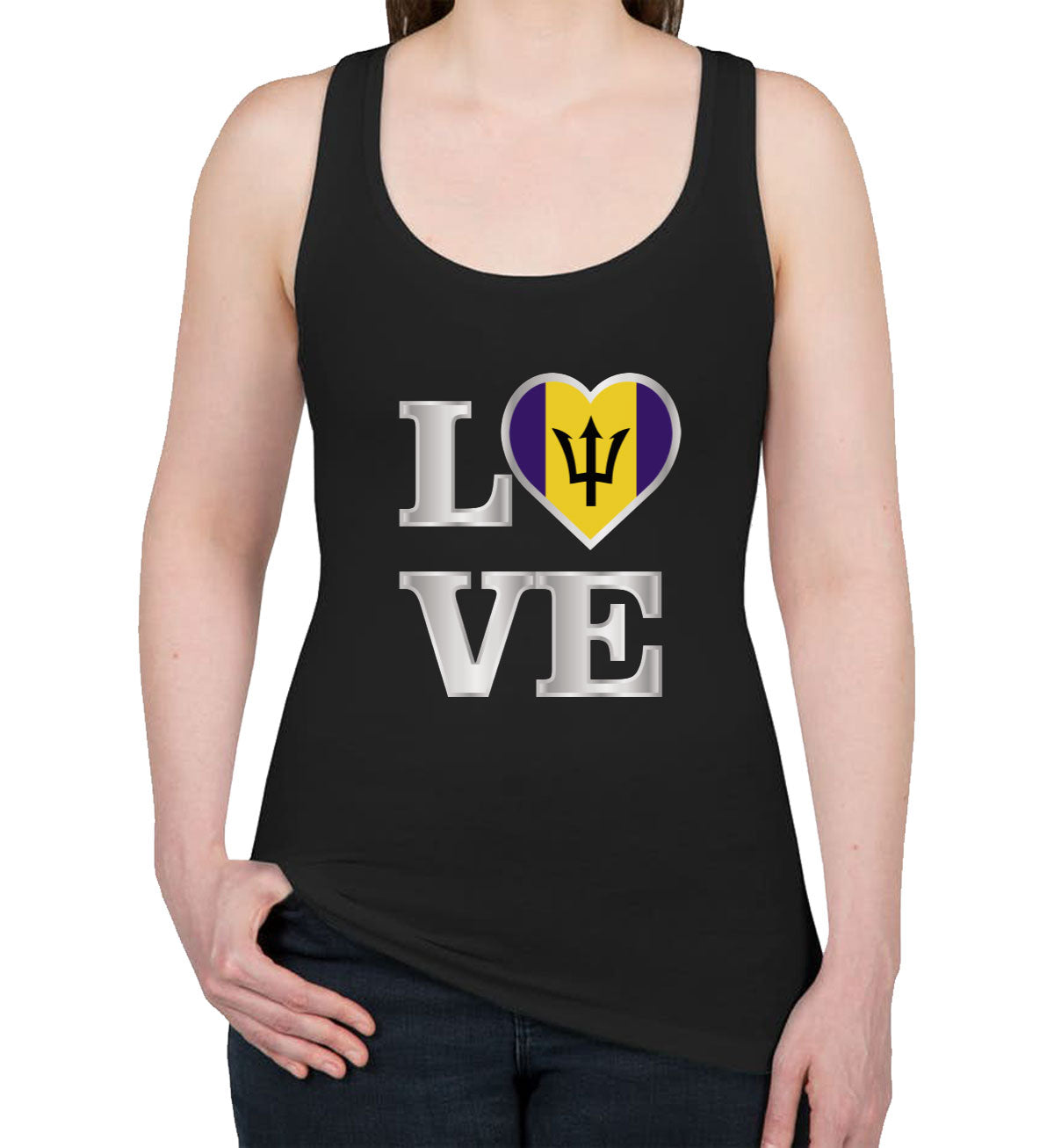 Barbados Love Women's Racerback Tank Top