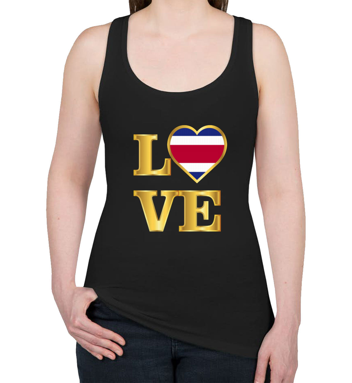 Costa Rica Love Women's Racerback Tank Top