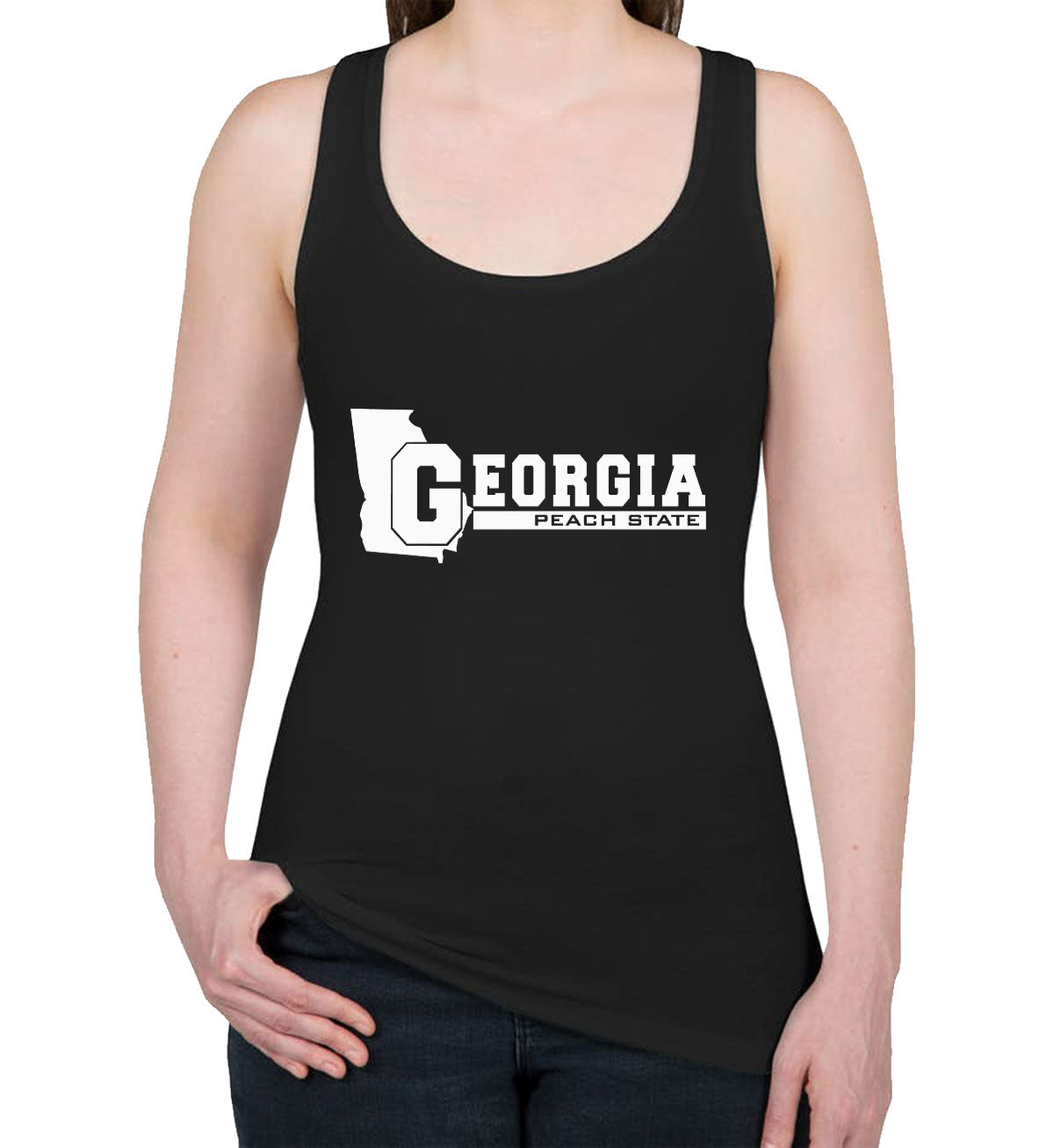 Georgia Peach State Women's Racerback Tank Top