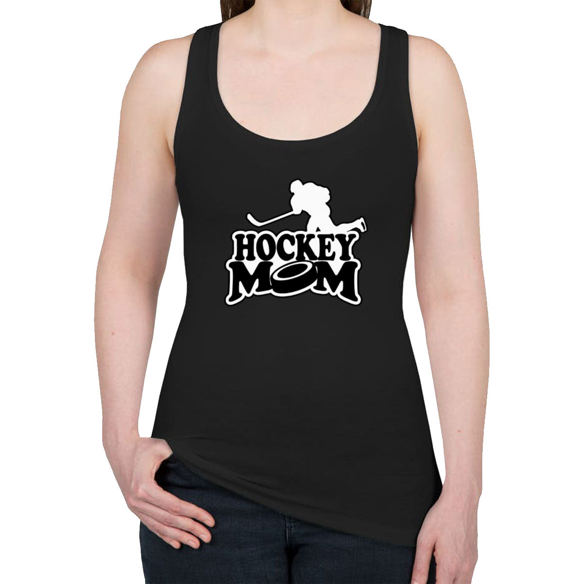 Hockey Mom Women's Racerback Tank Top