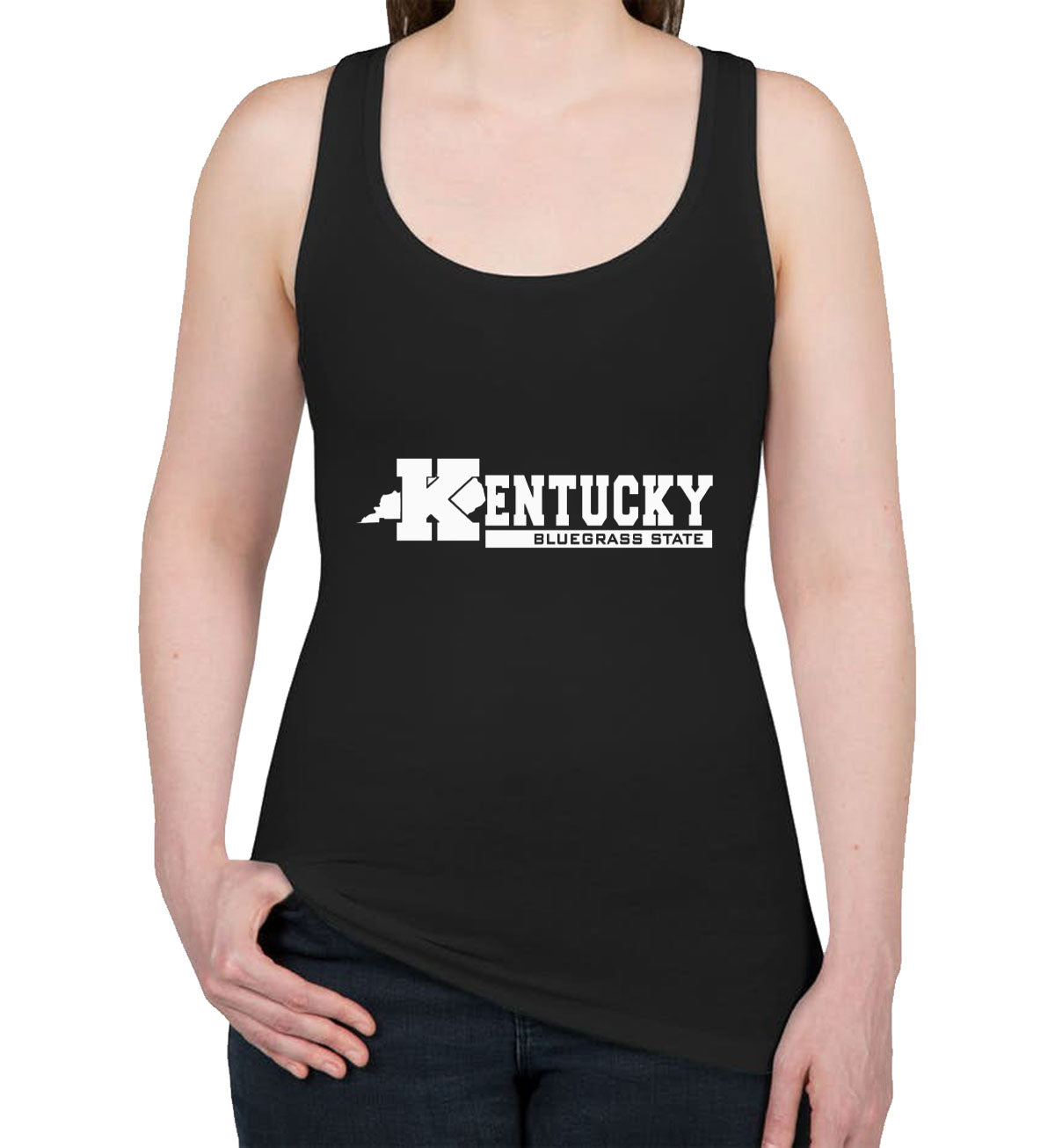 Kentucky Bluegrass State Women's Racerback Tank Top