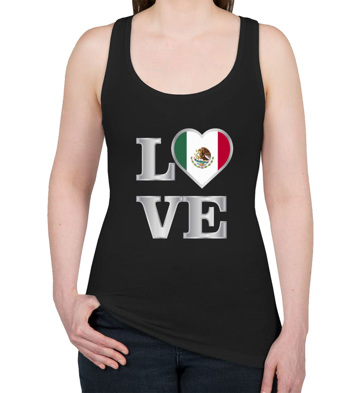 Mexico Love Women's Racerback Tank Top