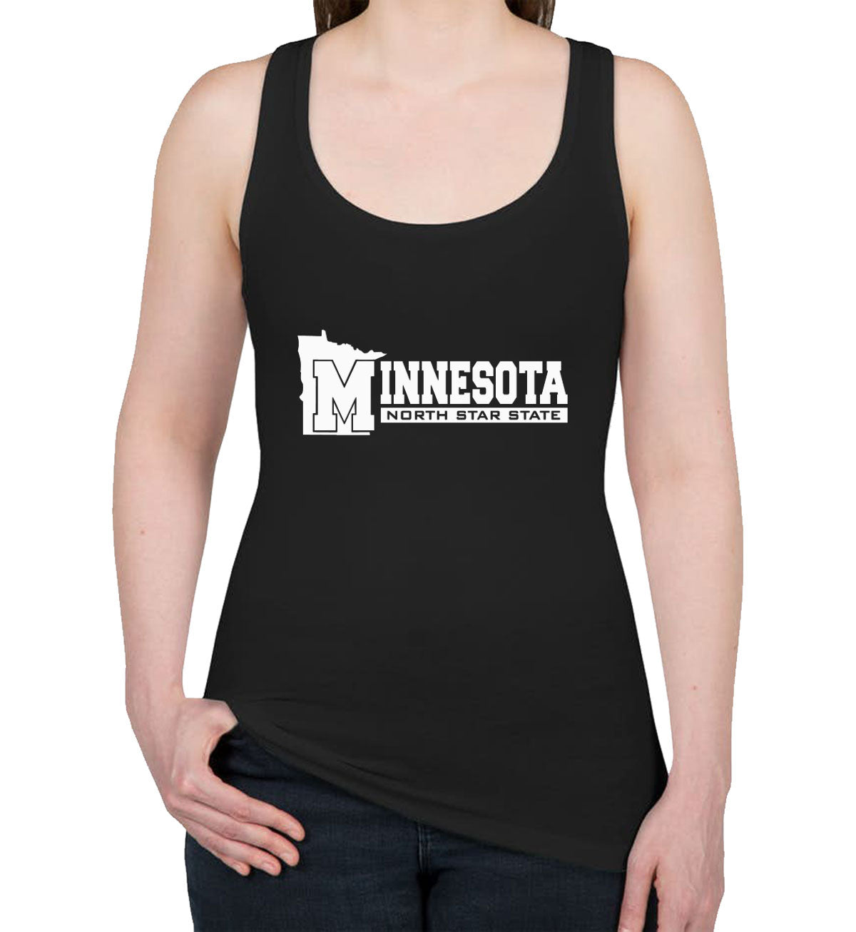 Minnesota North Star State Women's Racerback Tank Top