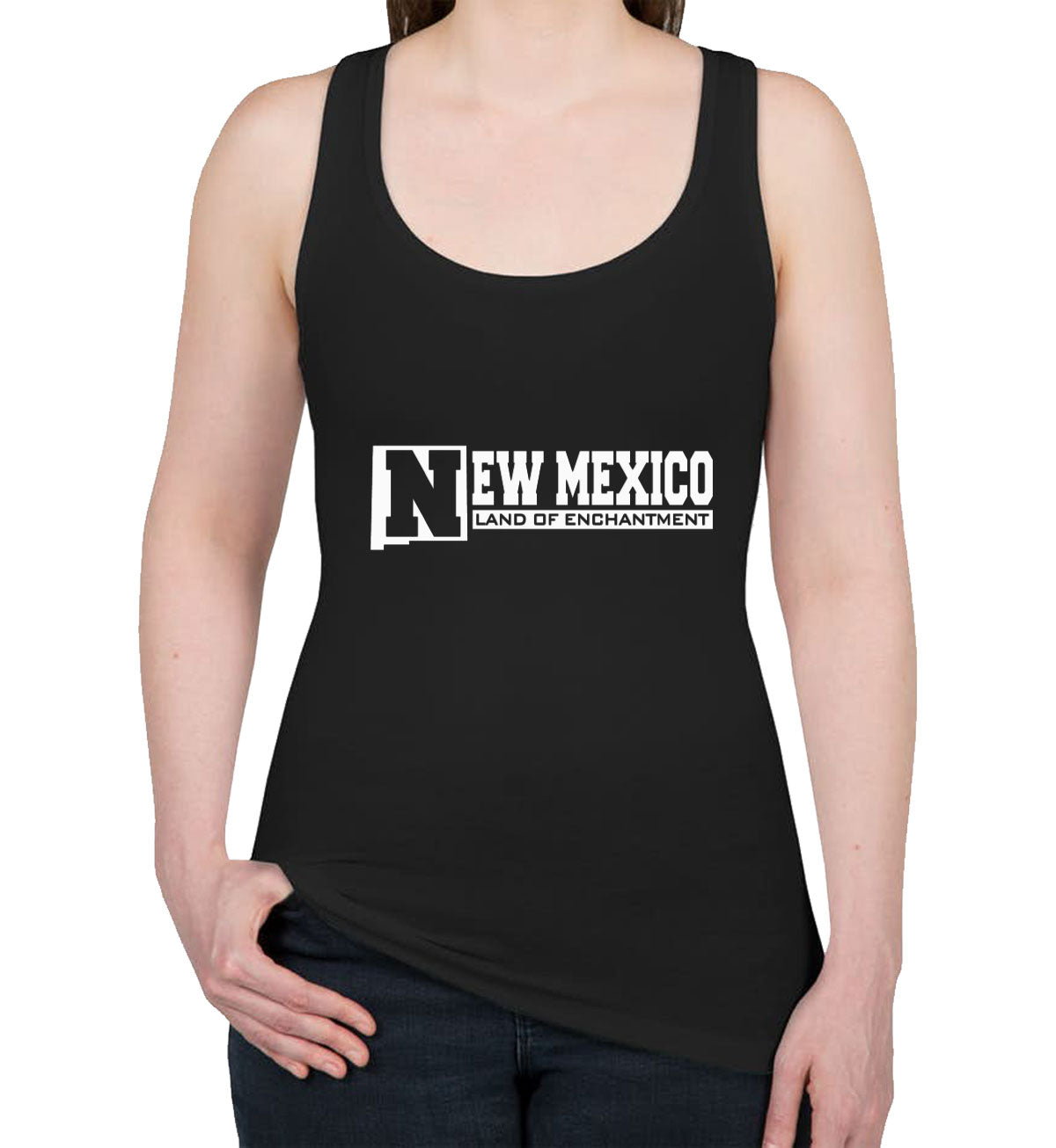 New Mexico Land Of Enchantment Women's Racerback Tank Top