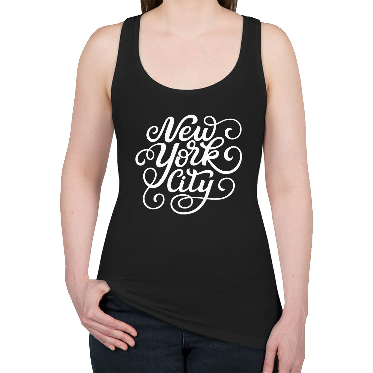 New York City Women's Racerback Tank Top