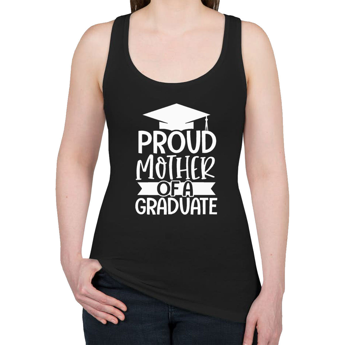 Proud Mother Of A Graduate Women's Racerback Tank Top